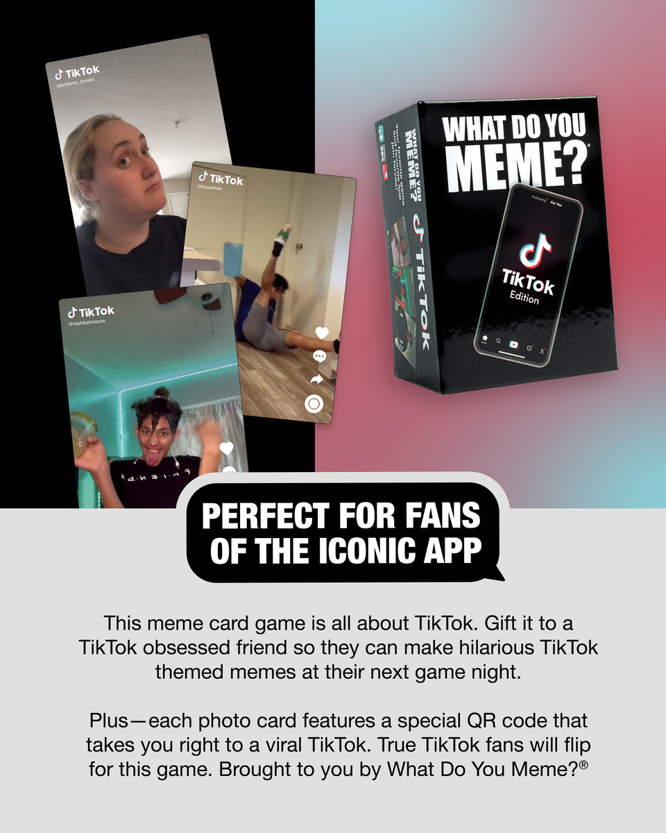 What Do You Meme? TikTok Edition - Party Game - BSFW Edition Card Game 