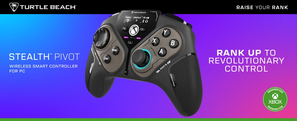 Turtle Beach Stealth™ Pivot Wireless Smart Controller Turtle Beach Stealth™ Pivot Wireless Smart Controller