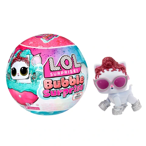 LOL Surprise Bubble Surprise Pets Collectible Doll Pet Surprises Accessories Bubble Surprise Unboxing Bubble Foam Reaction Great Gift for