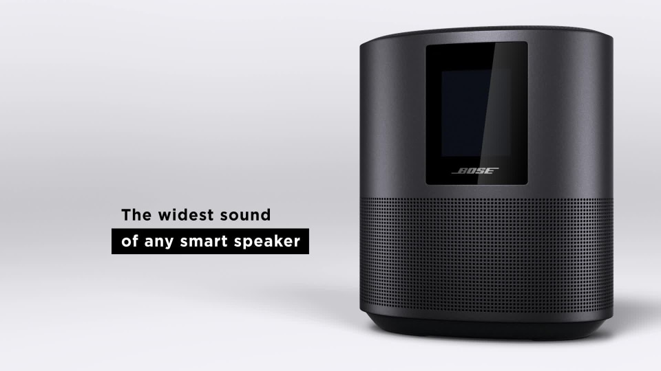 Bose Smart Speaker 500 with Wi-Fi, Bluetooth and Voice Control Built-in,  Black