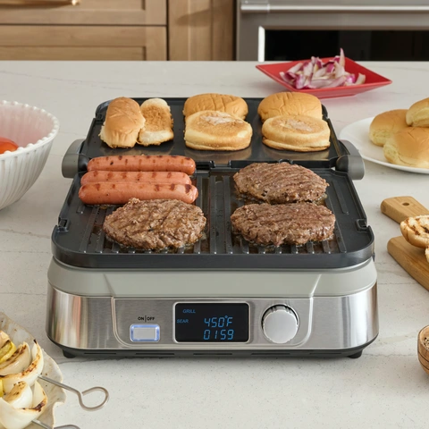 Cuisinart Griddler Five with Nonstick Surface in Stainless Steel