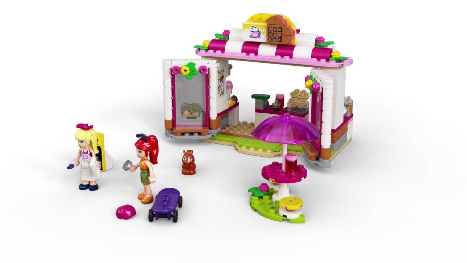  LEGO Friends Heartlake City Park Café 41426 Building Toy,  Outdoor Café Set Inspires Role Play and Includes 2 Buildable Mini-Doll  Figures, Great Gift for Kids Who Love Food Play (224 Pieces) 