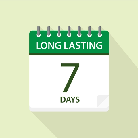 Extra-Long Wear Up To 7 Days