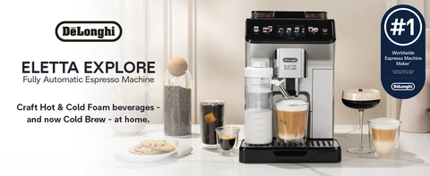De'Longhi Eletta Explore Fully Automatic Espresso Machine with