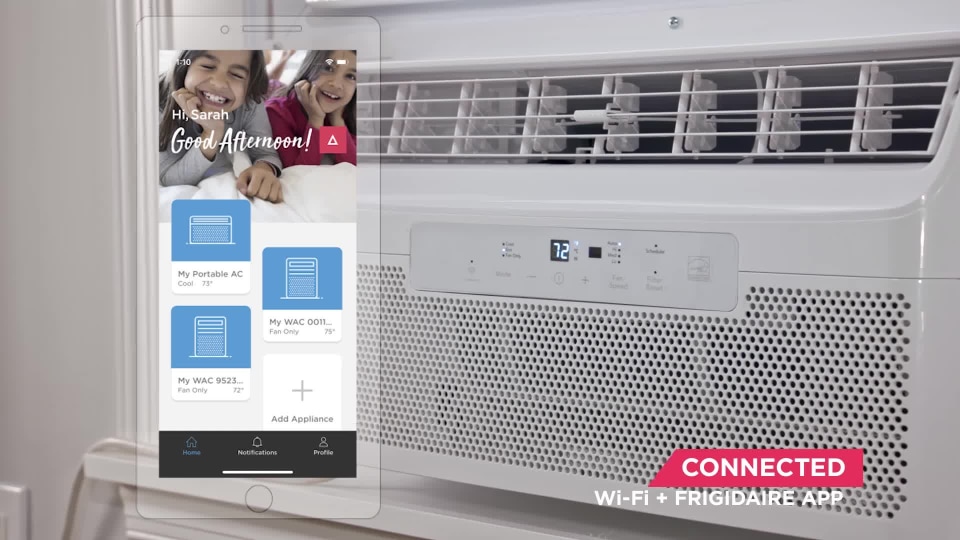 thumbnail video image 2 of Frigidaire Energy Star 6,000 BTU 115V Quiet Temp Window Air Conditioner with Remote Control, 2 of 17