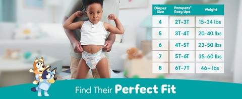 Premium Pampers Easy Ups training underwear for toddlers USA