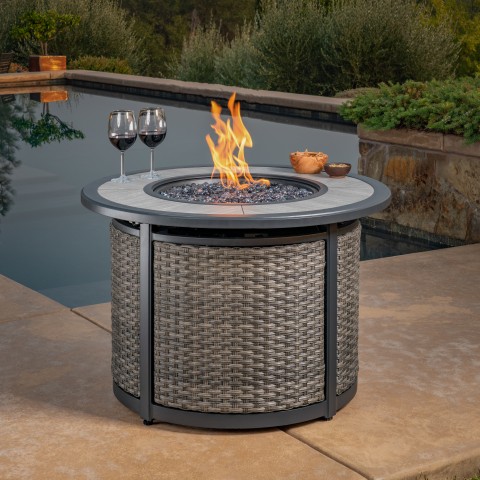 Madison Fire Pit Table Costco, Propane Fire Pit Replacement Parts
