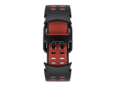 Galaxy for Sport Extreme S/M Watch4 Later Samsung - or 20mm Band Black/Red