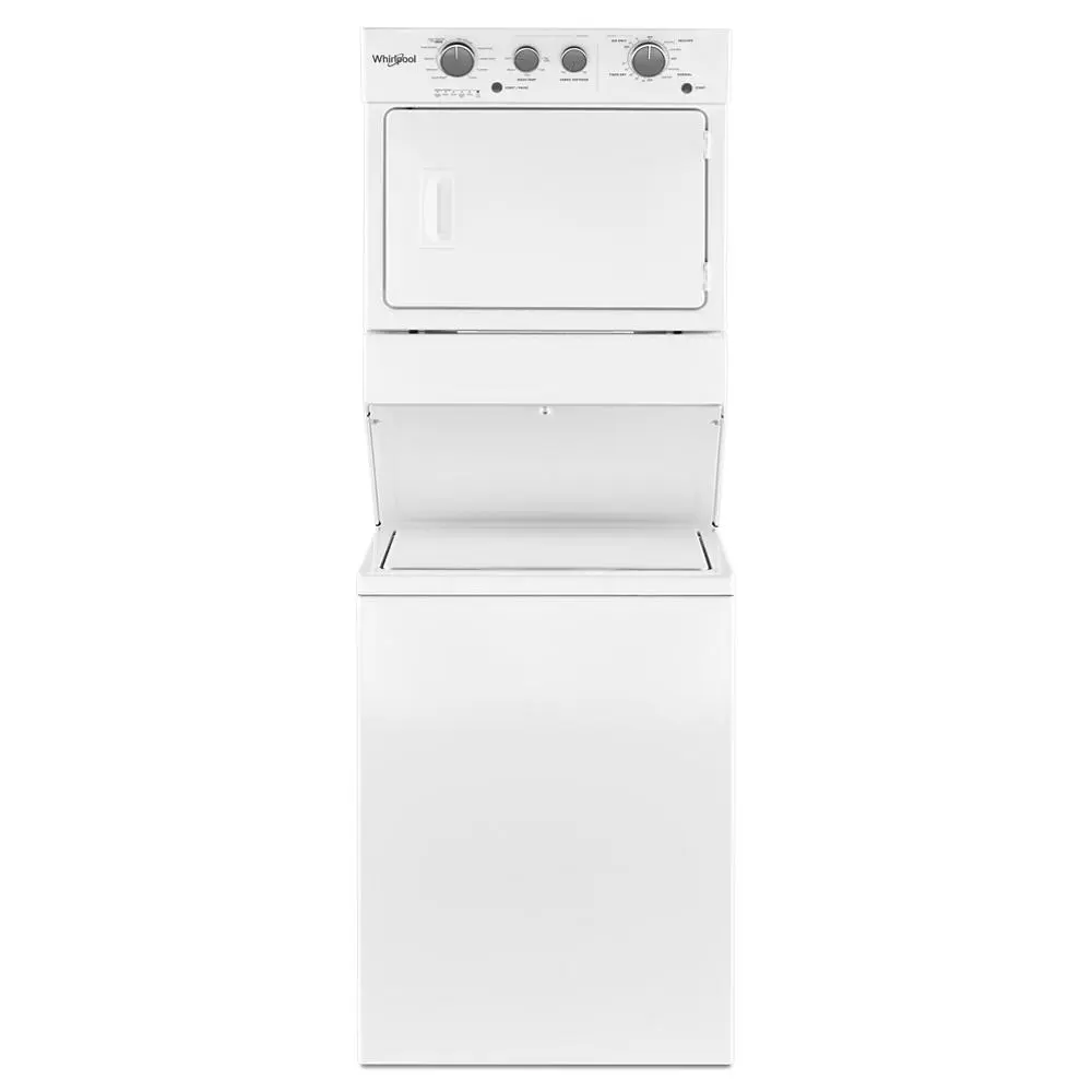 Whirlpool - WET4027HW - 3.5 cu.ft Electric Stacked Laundry Center