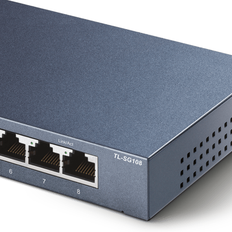 TL-SG108, 8-Port 10/100/1000Mbps Desktop Switch