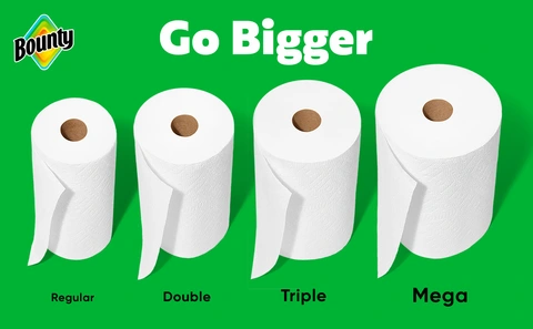 Go Bigger: Regular, Double, Triple, Mega.