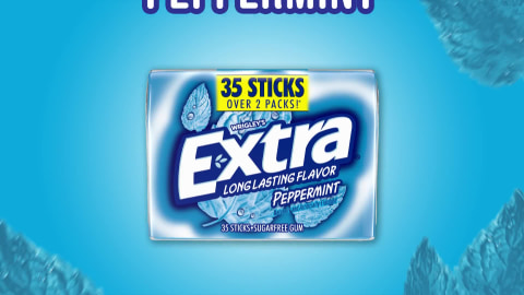 Extra Peppermint and Spearmint Sugar Free Gum, 35 ct.