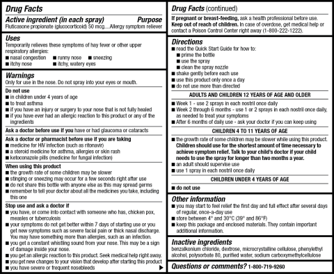 Drug Facts Labeling Information