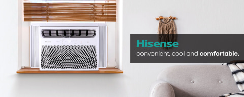 Hisense Window Air Conditioner- convenient, cool and comfortable.