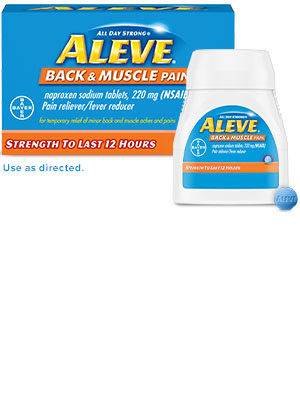 Get Back & Muscle Pain Relief with Aleve® Back & Muscle Pain