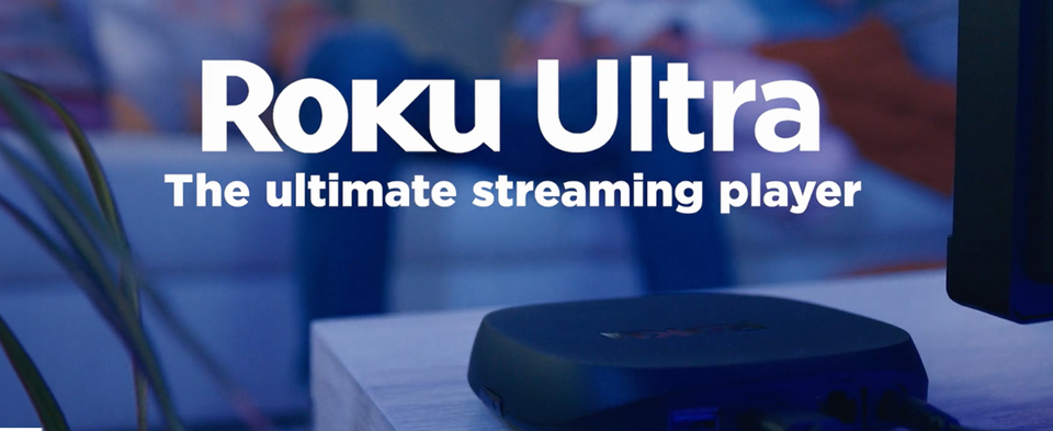 thumbnail video image 2 of Roku Ultra | 4K/HDR10+/Dolby Vision & Atmos Streaming Device - Rechargeable Backlit Voice Remote – Free & Live TV, 2 of 15