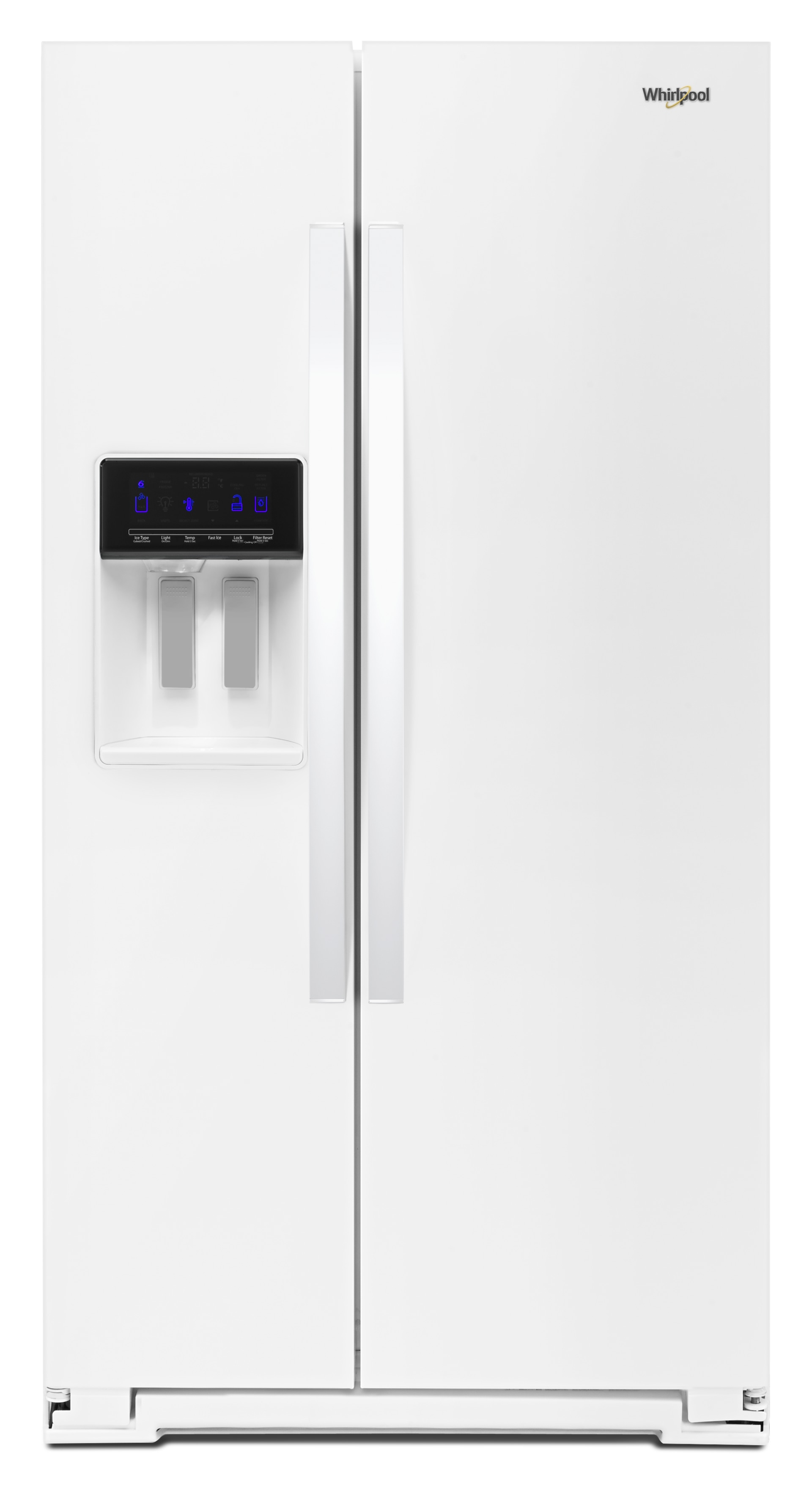 Whirlpool 20 29 Cu Ft Counter Depth Side By Side Refrigerator White Wrs571cihw Big Sandy Superstore Oh Ky Wv