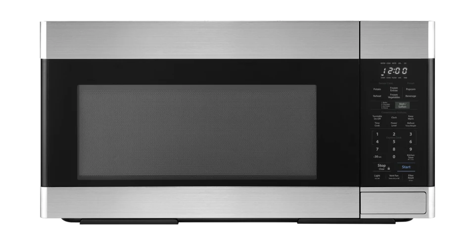 その他 MICROWAVE DEVICE SMO1854DS 1.8 Cu Ft 1100W Over-the-Range Microwave Oven
