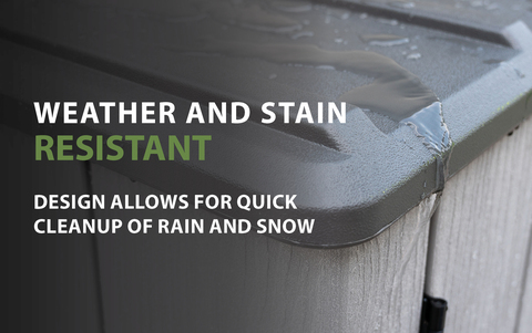 weather and stain resistant