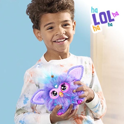 HASBRO: Furby Interactive Peluche Violet *Version allemande* Hasbro -  Vendiloshop