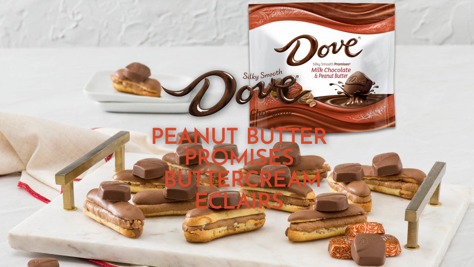 Dove Promises Peanut Butter And Milk Chocolate Candy 761 Oz Bag 3814