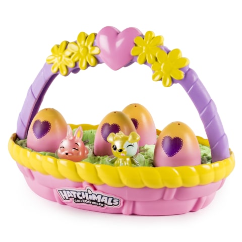 Hatchimals colleggtibles basket with 6 best sale hatchimals colleggtibles