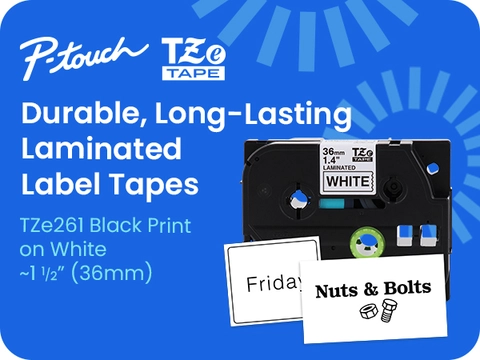 クシュディリページ TZE261 | LabelMakersPrinters | By Brother