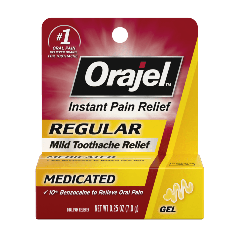 Orajel Maximum Strength Toothache Pain Relief Double Medicated Gel