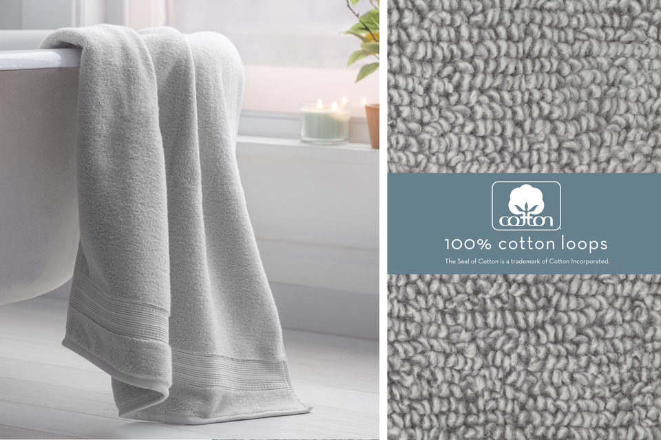 Charisma 100% Hygro Cotton, 1 Bath Towel Each ( 30 W x 58 L