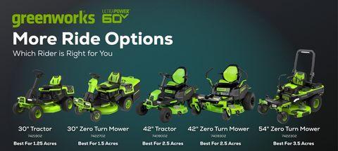Greenworks 60V 30” CrossoverZ Zero Turn Riding Lawn Mower + Greenworks 60V 30” CrossoverZ Zero Turn Riding Lawn Mower +