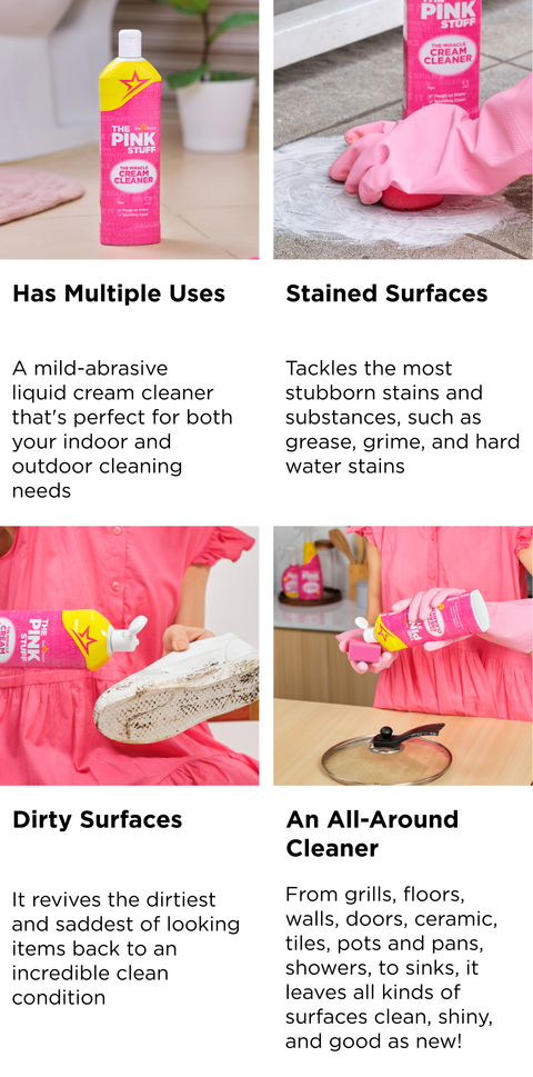 Stardrops The Pink Stuff Miracle Cleaning Cream - 16.9 Fl. Oz