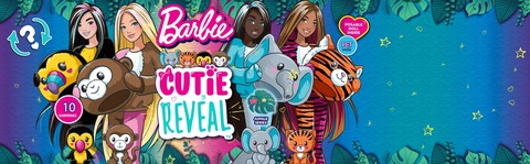 Barbie Cutie Reveal - Série Selva - Mattel