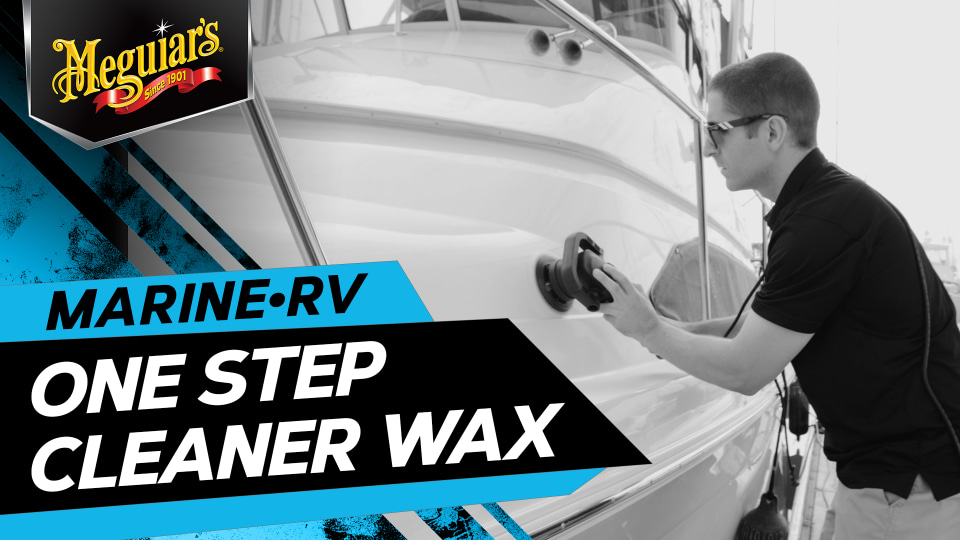 thumbnail video image 2 of Meguiar's M50 Marine/RV One Step Cleaner Wax, M5016, 1 Bottle, 16 fl oz, 2 of 4