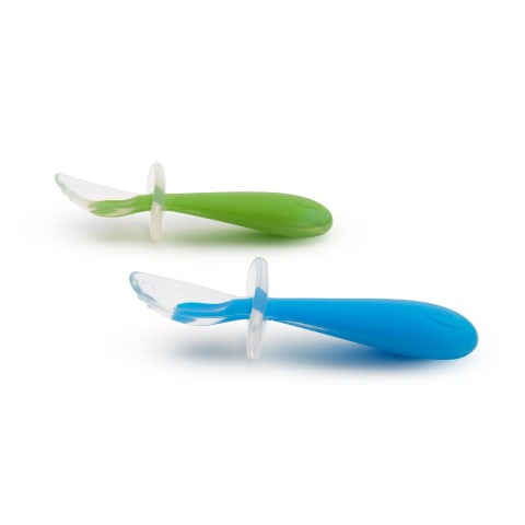 Munchkin Gentle Scoop Spoon, Blue/Green, 2 Count - DroneUp Delivery