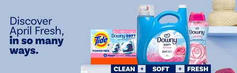 Discover April Fresh, in so many ways. Clean, Soft, Static fighter, Fresh