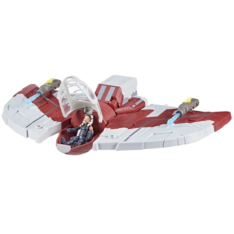 Star Wars: Mission Fleet Ahsoka Tano T-6 Jedi Shuttle Toy Action