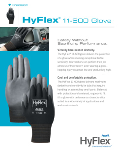 Economy Polyurethane Coated Gloves 11-GY-XS