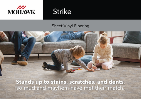 Mohawk® Strike Mont Chestnut Sheet Vinyl 12' Wide at Menards®