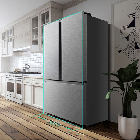 Hisense 26.6 Cu. Ft. French-Door Refrigerator - RF266C3FSE | The Brick