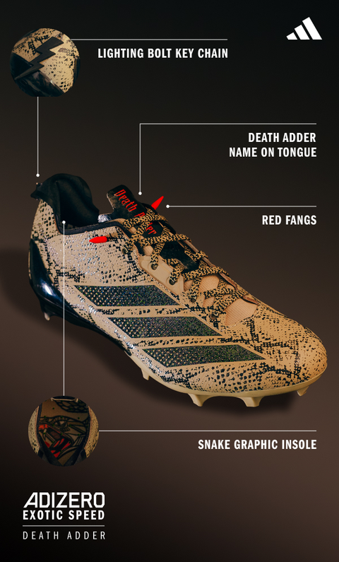 adidas Men's adizero Electric 2 Exotic Speed Football Cleats adidas Men's adizero Electric 2 Exotic Speed Football Cleats