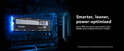 Lexar NM790 1TB PCIe Gen 4x4 NVMe M.2 Internal SSD