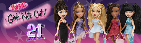 Bratz Girls Nite Out 21st Birthday Edition reproduction 2022 dolls 