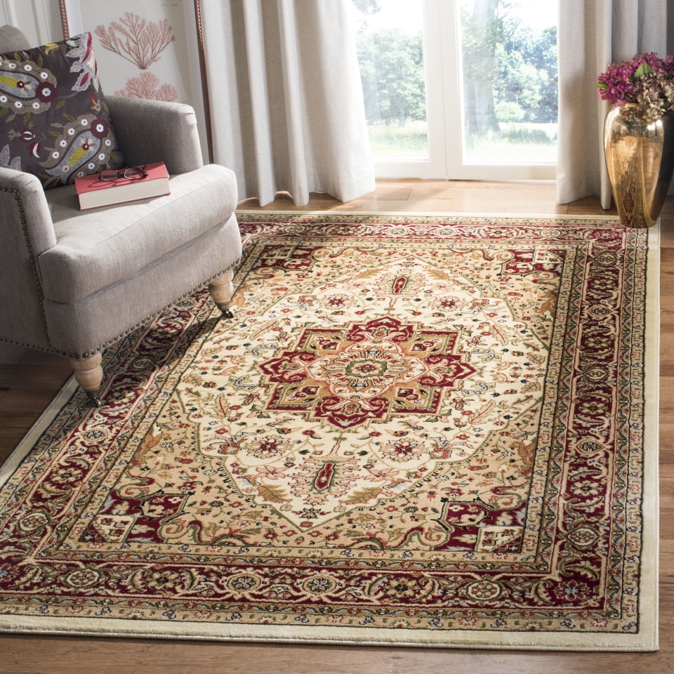 Safavieh Mahal Zaloa 5 x 8 Navy/Red Indoor Floral/Botanical Oriental Area Rug Safavieh Mahal Zaloa 5 x 8 Navy/Red Indoor Floral/Botanical Oriental Area Rug