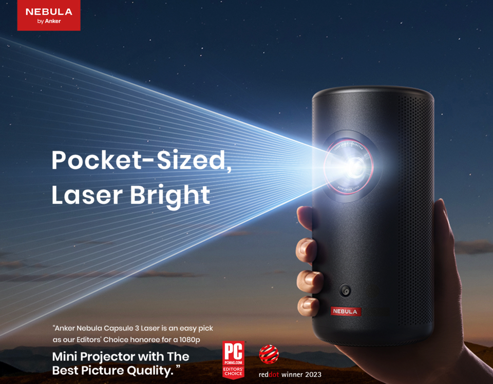 Der smarteste & kompakteste Full-HD Beamer? Nebula Capsule 3 Laser 