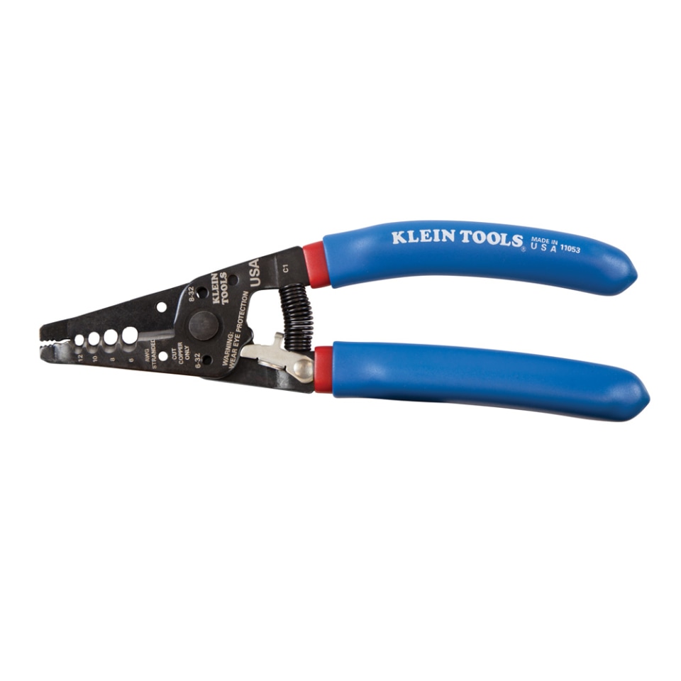 Klein Tools - Wire Stripper: 12 AWG Stranded, 6 AWG Stranded Max
