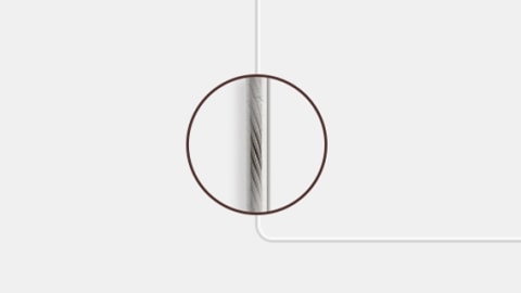 One simple cable for minimal distractions One simple cable for minimal distractions