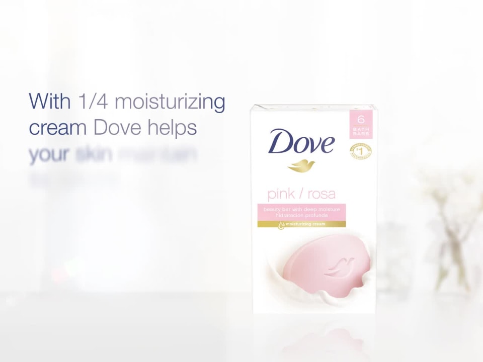 Dove Beauty Bar Gentle Skin Cleanser Moisturizing for Gentle Soft Skin Care  Shea Butter More Moisturizing Than Bar Soap 3.75 oz, 4 Bars