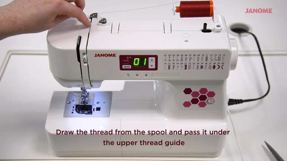 Janome C30 Computerized Sewing Machine With 30 Stitches, Including