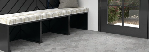 Mohawk® Silvercroft Mystic Gray 3 x 12 Porcelain Bullnose Tile Mohawk® Silvercroft Mystic Gray 3 x 12 Porcelain Bullnose Tile