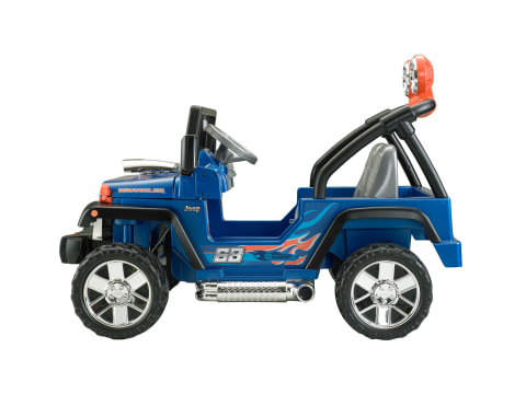 Power Wheels Hot Wheels Jeep Wrangler Battery-Powered Ride-On Toy Vehicle  with Music & Sounds 